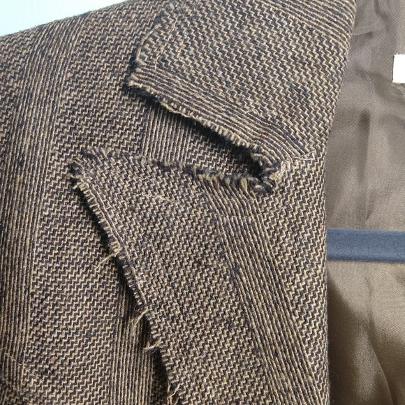 Zoe D Tweed Blazer Vintage Details - Picture 3 of 7